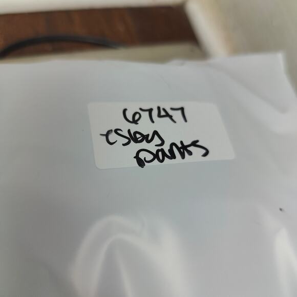 Esby Chino Pants Mens 34 Rust Clay Orange Preppy Slow Fashion Minimalist FLAW - Picture 12 of 12